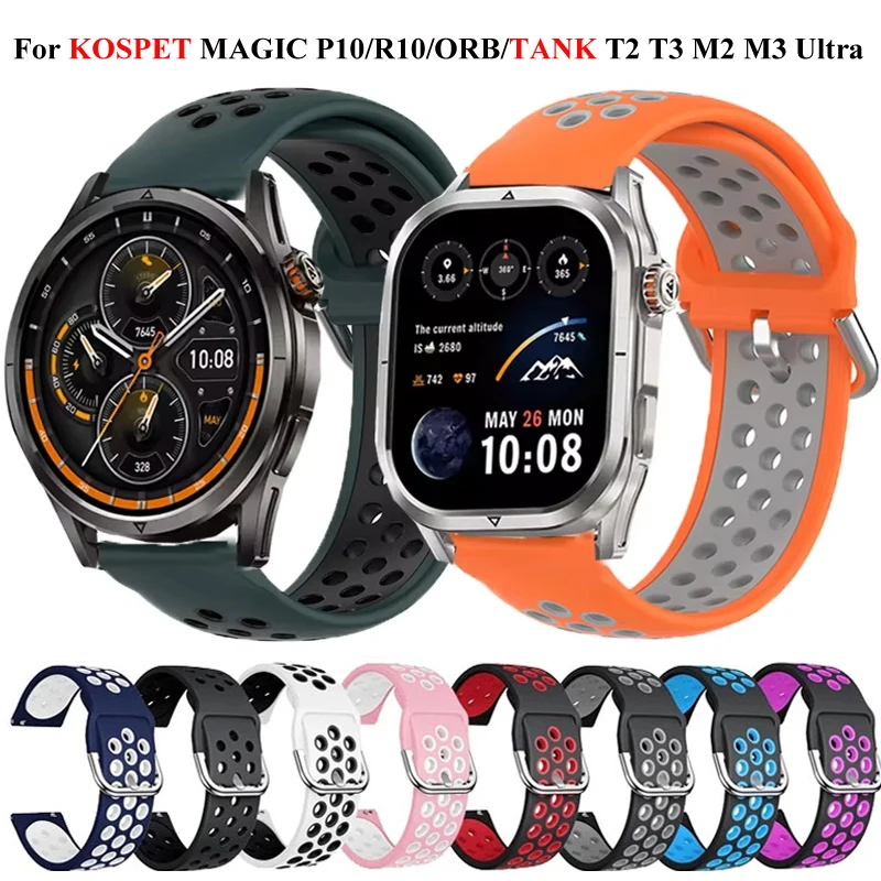 22Mm Sport Silicone… - image