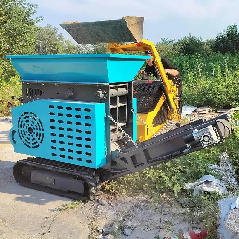 Mobile Concrete Crusher Small Mini Stone Crusher Machine Diesel Power Jaw Crusher Plant