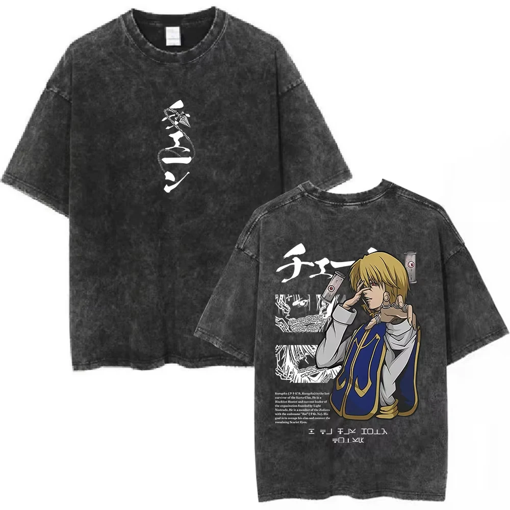 Hunter X Hunter Alluka Zoldyck Nanika Killua Zoldyck Anime T-shirt Graphic Harajuku Streetwear Unisex Cotton Short Sleeve Summer