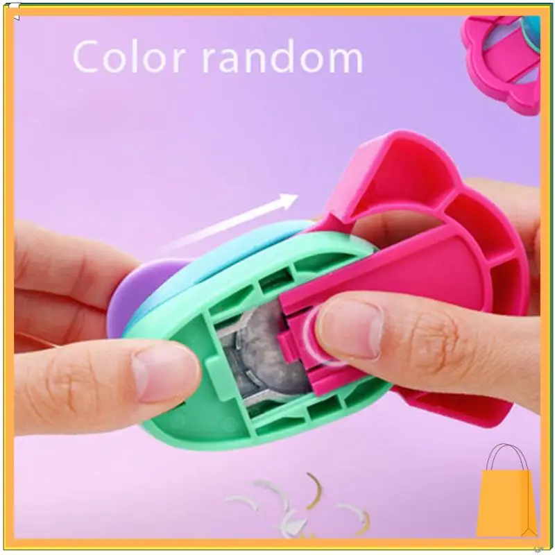 L52A-더블 코너 공예 펀치 곡선 DIY 홀 펀치 종이 커터 엠보싱 스크랩북