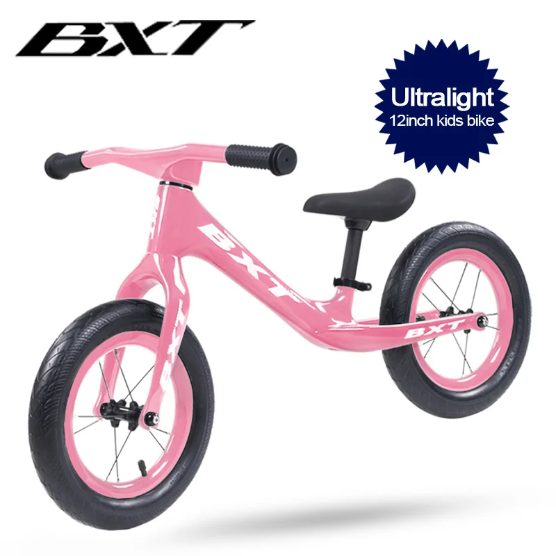 12 Inch Kids Balance Bike Carbon Complete Bicycle For Kid Small Size Children Running Bike Slide By Feet Unisex Kids Push Cycle