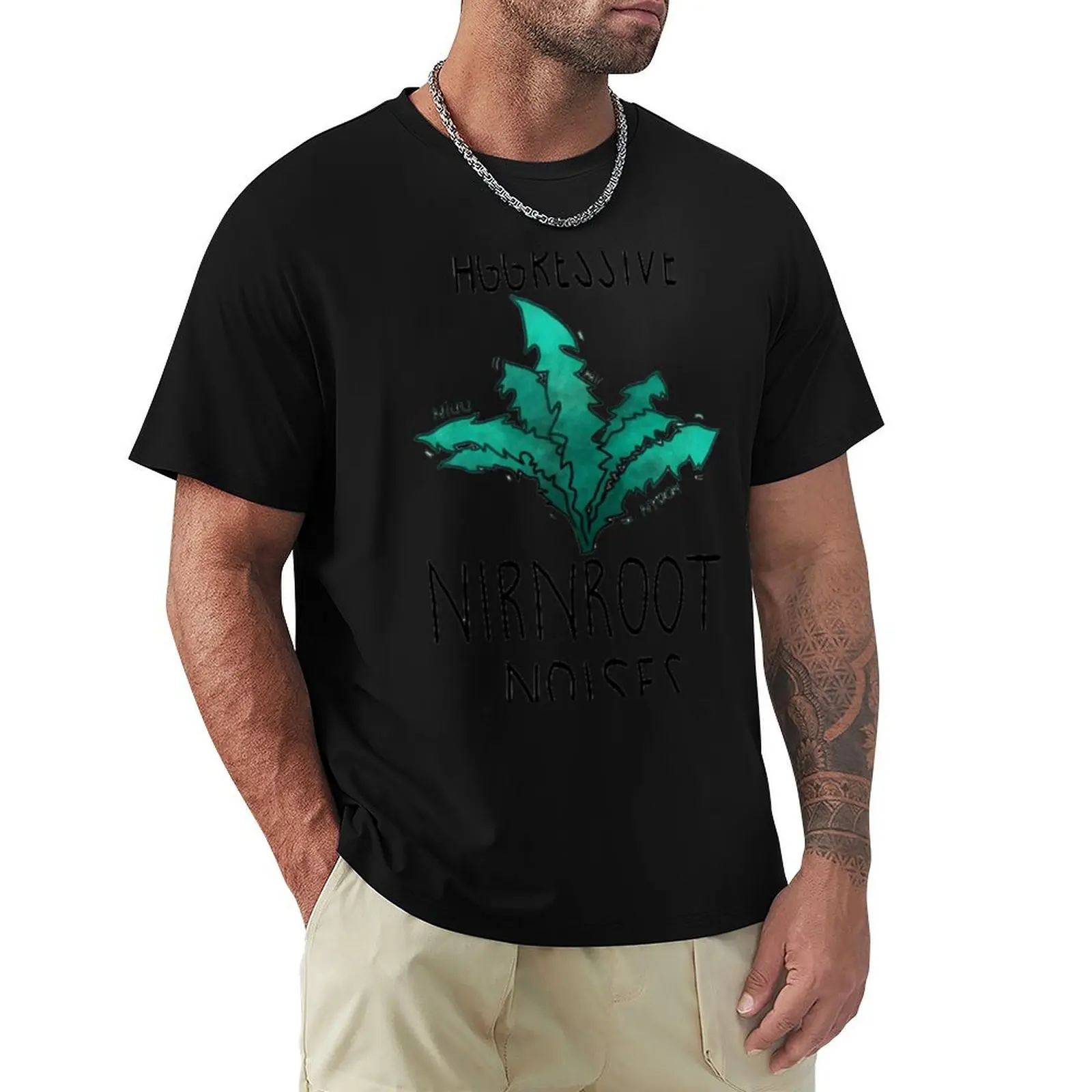 

BEST SELLER - Aggressive Nirnroot Noises Merchandise T-Shirt T-Shirt anime clothes clothes sublime fitted t shirts for men