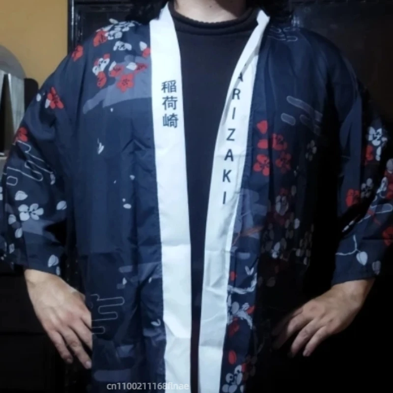 ใหม่โมเดิร์นเต้นรําเครื่องแต่งกายญี่ปุ่น Fox Series 3D พิมพ์หลวมเสื้อคลุม Street Casual Hip Hop Top Unisex เทศกาลประสิทธิภาพชุด