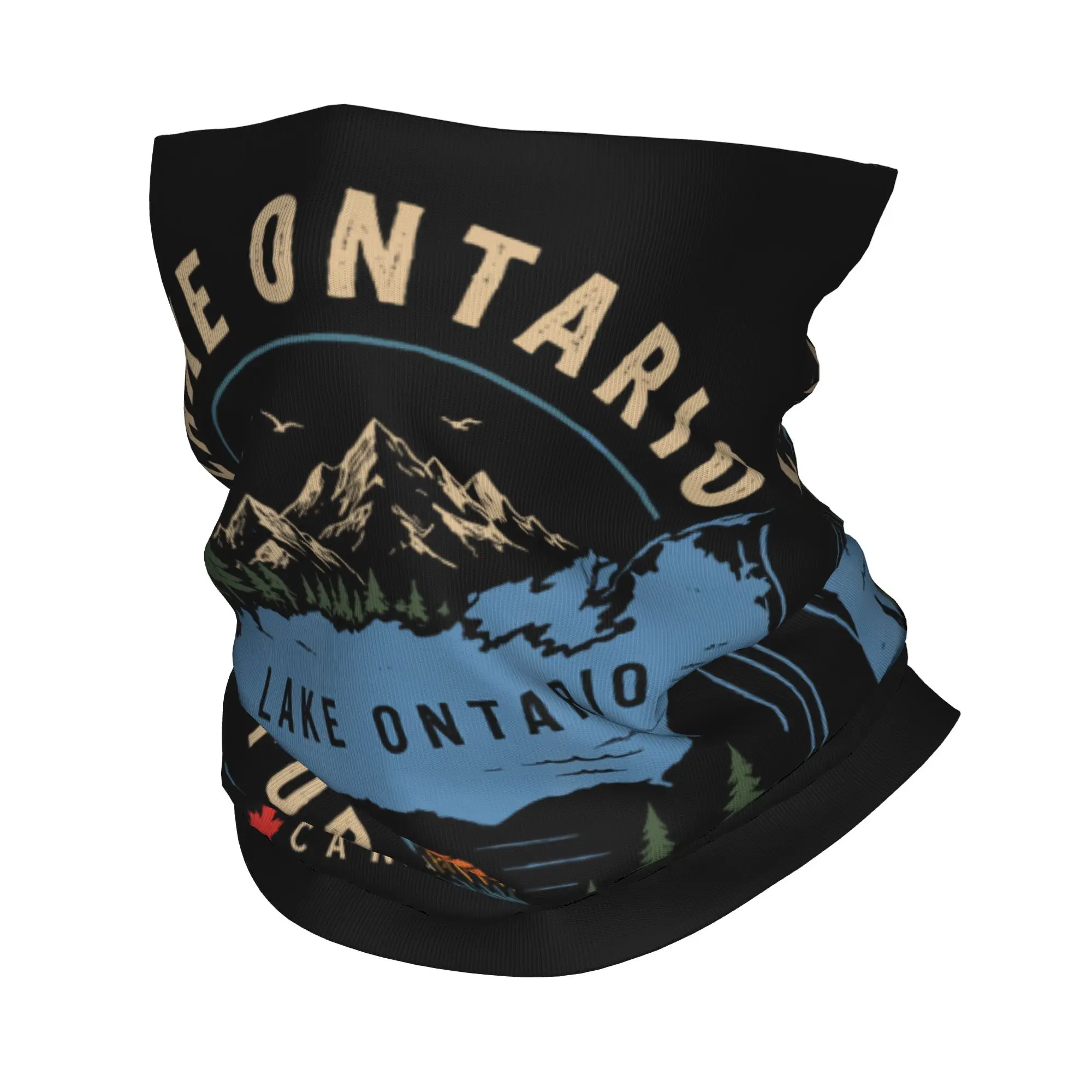 Lake Ontario Forever Canada Since 1867 Bandana Neck Gaiter Printed Lakeside Balaclavas Face Mask Scarf Headband Adult All Season