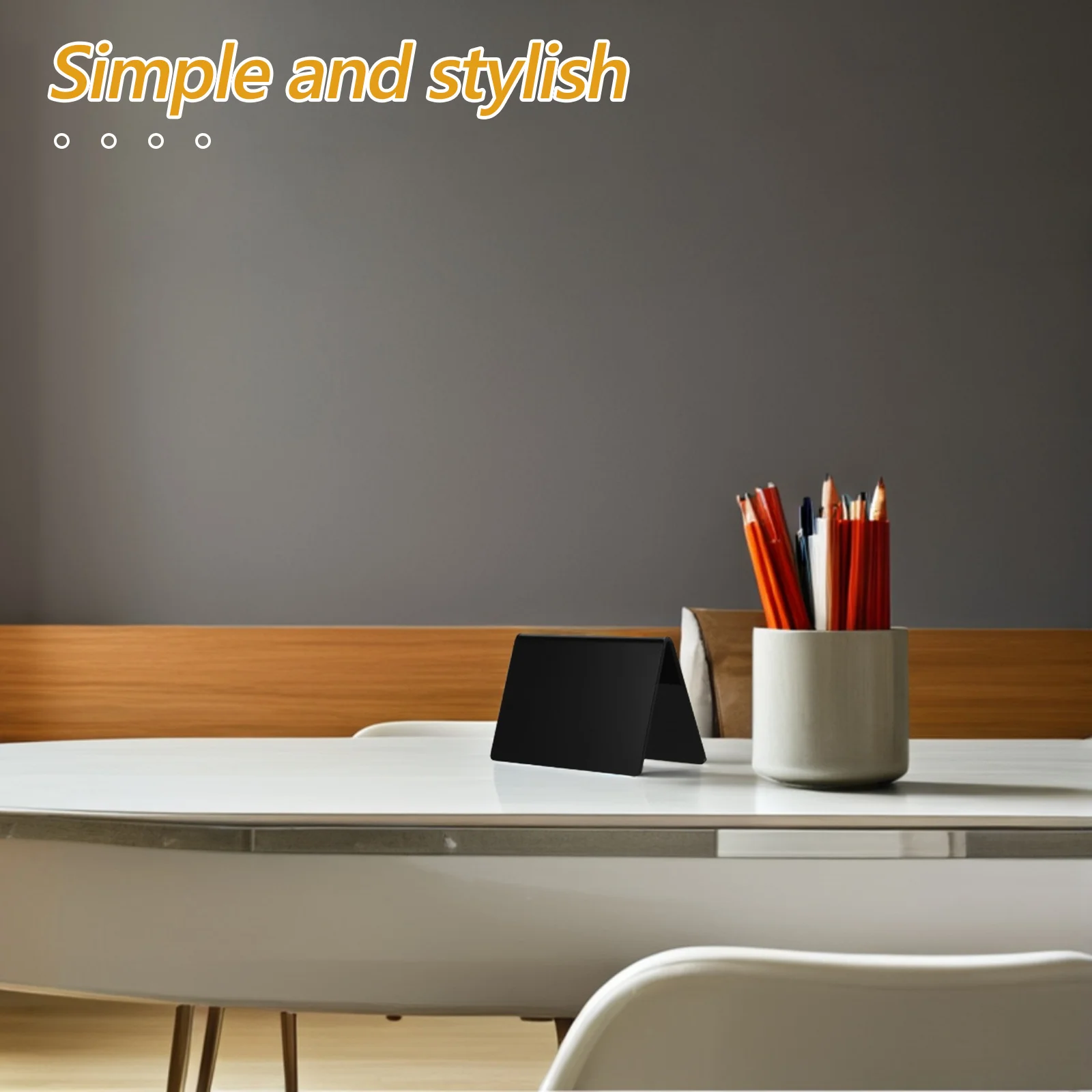 6 قطعة سبورة صغيرة أكريليك قابلة للمسح رسالة مجلس منضدية عرض تسميات السبورة الصغيرة مخبز الغذاء حفلة السبورة تسميات #3