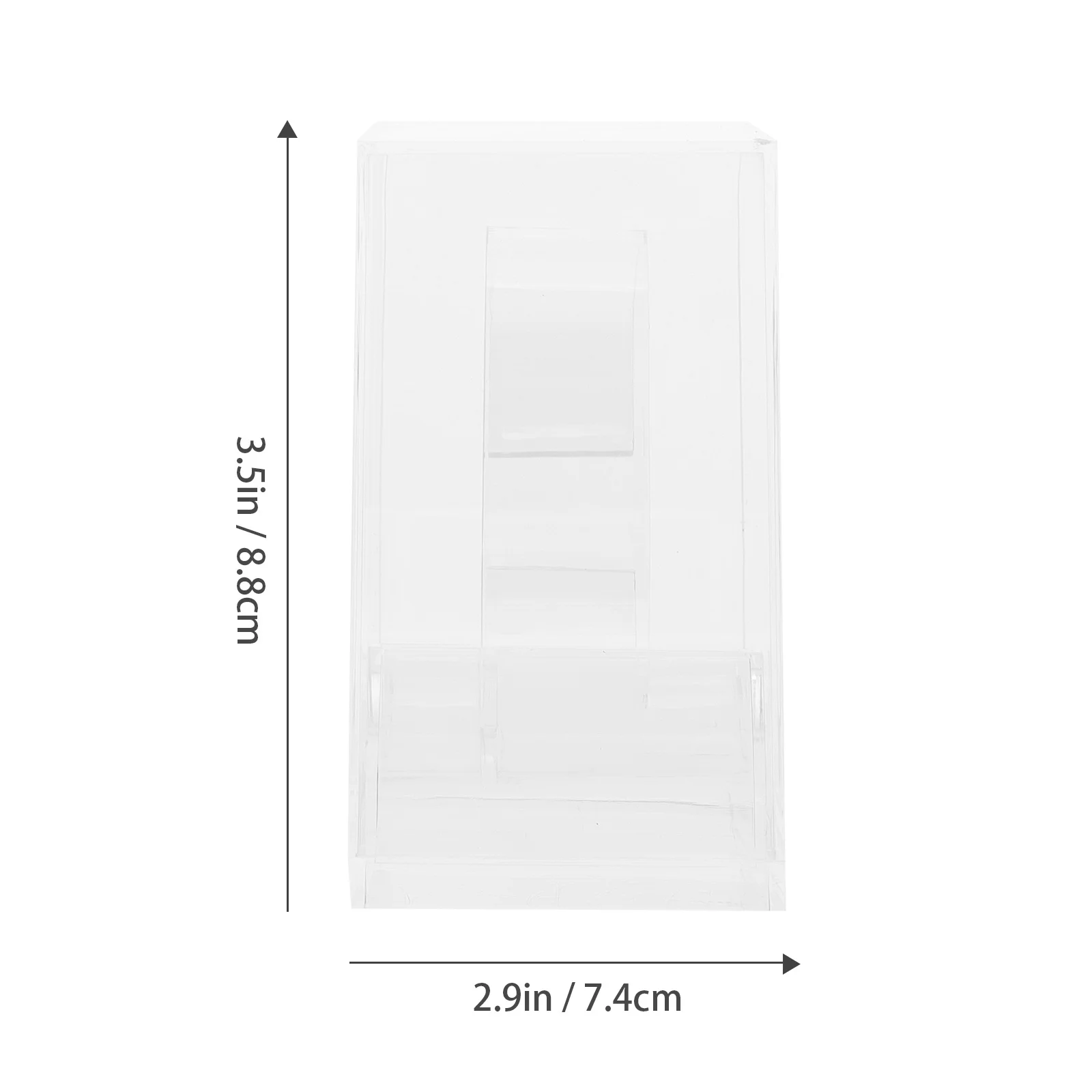 6pcs Watch Packaging Boxes Transparent Lightweight Storage Display Case For Small Medium Ladies Watches Watch Box