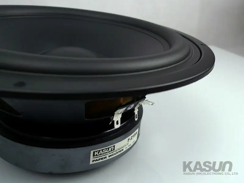 1 Piece KASUN F-218A/MK-830 8\'\' Home Audio DIY HiFi Woofer Speaker Driver Black PP Cone 8ohm/130W Speaker Panel D210mm/D218mm