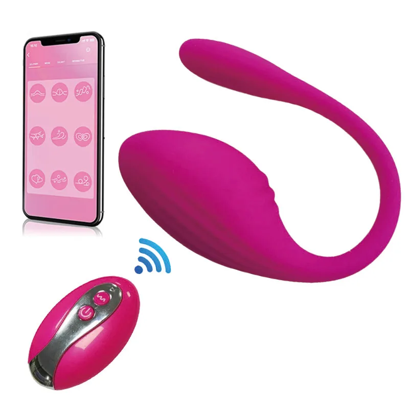 アプリとリモコン操作のバイブレーションラブエッグ、クリトリス・膣・Gスポット刺激バイブレーター、ウェアラブル大人用バイブレーター