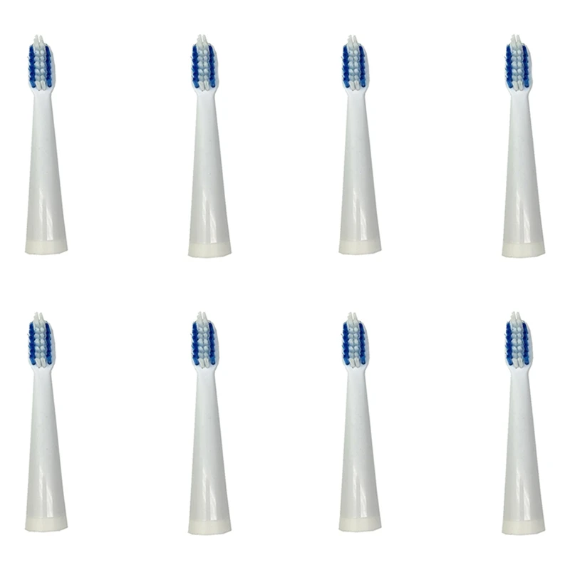 8Pcs Replaceable Toothbrush Heads For LANSUNG U1 A39 A39plus A1 SN901 SN902 Electric Toothbrush Heads Blue