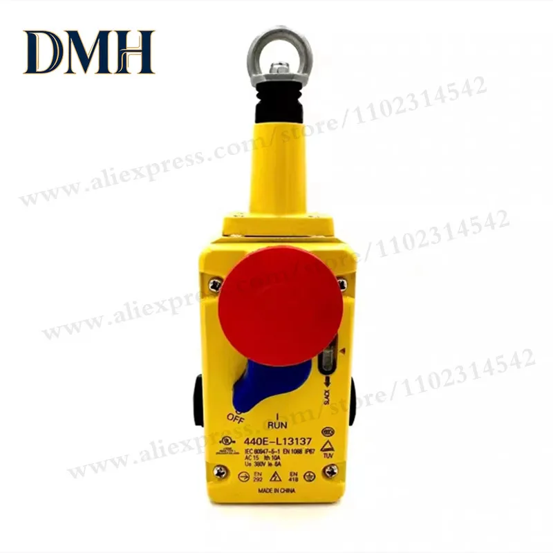 Dmh .1Pcs Emergency Stop Pull Cord Switch 440E-L13042 440E-L13137