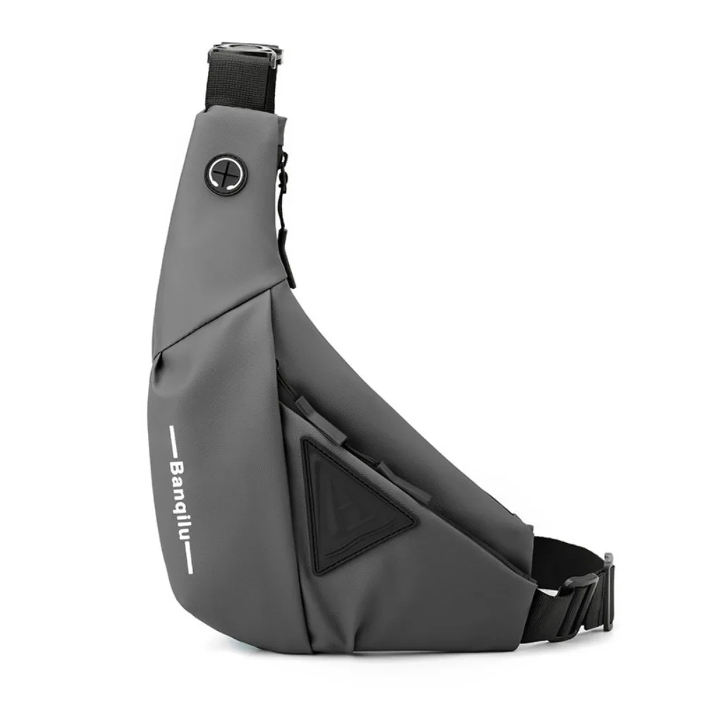 Men Large capacity Men Sling Bag Waterproof Lightweight Chest Bag Anti-Theft Convenient Shoulder Bag Travel