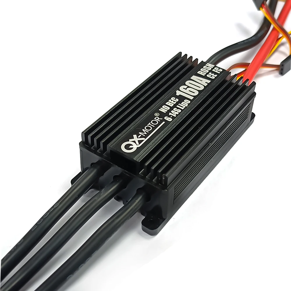 QX-MOTOR 160A 6-14S Lipo Brushless ESC No BEC for 90MM EDF Remote Control Toy Parts