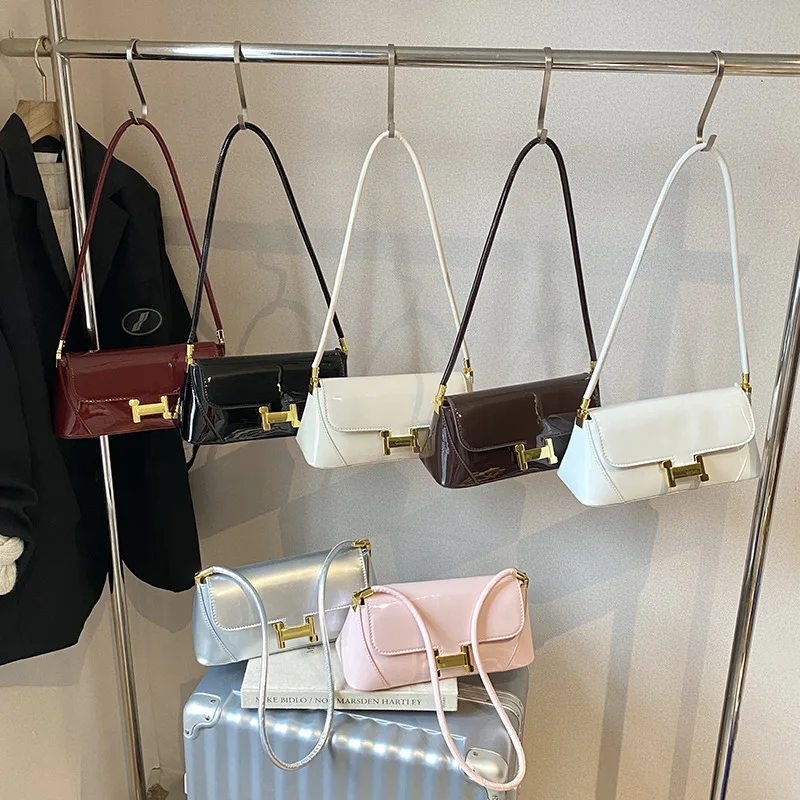 

Premium Commuter Shoulder Bag Women's 2025 Summer Explosion Retro Casual Baguette Bag Premium Underarm Bag