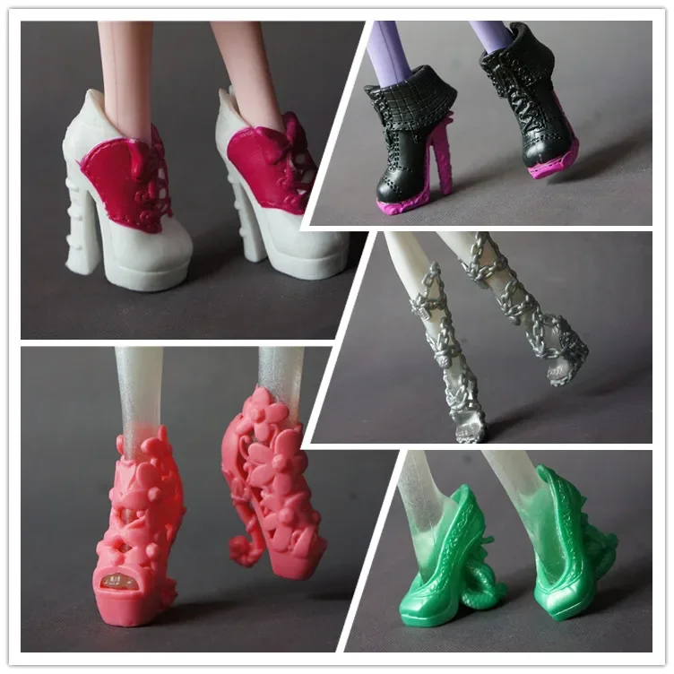 beautiful shoes of Monster high school Shoes Doll Shoes many kinds gift for girl