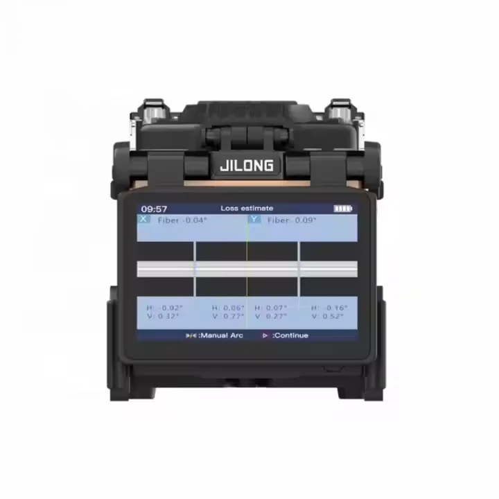 JILONG KL-360T 6 Motori Schermo a colori da 5 pollici Giuntatrice a fusione ottica Backbone Allineamento del nucleo Giuntatrice a fusione ottica