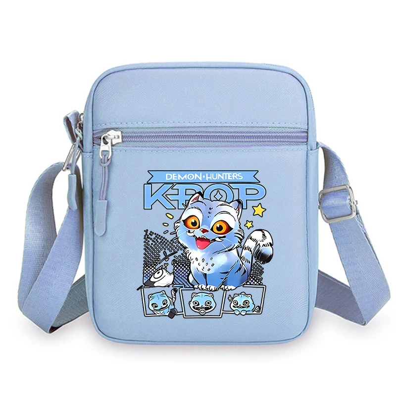 

Женская сумка через плечо «Охотники на демонов» с принтом аниме «Тигр Руми Мира Зои Оксфордские сумки на плечо для телефона, простая сумка-кошелек для покупок