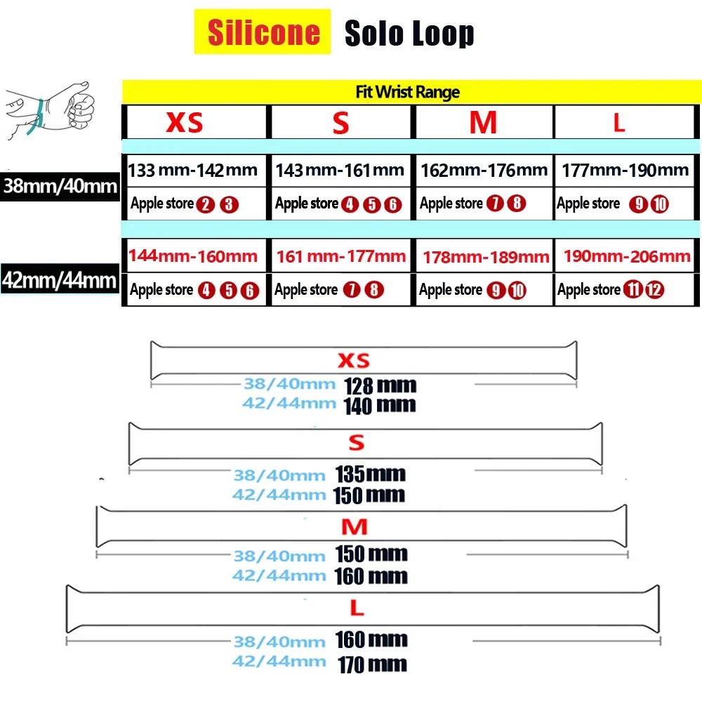 Solo Loop for apple Watch Band SE 10 42/46mm 40mm 44mm 45mm 41mm Silicone bracelet iWatch serie 9 8 7 6 5 4 3 ultra 2 49mm Strap