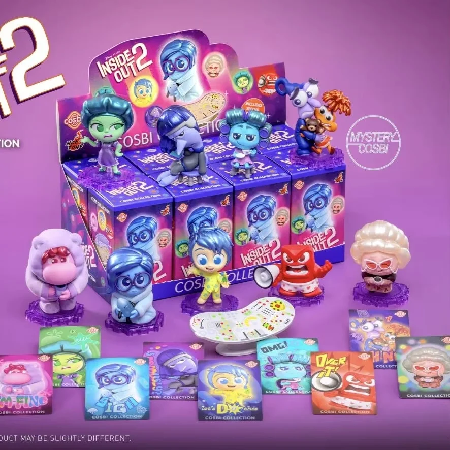 Hottoys Inside Out 2 Slumber Party Blind Box Cosbi Second Wave Play Doll  Hand Exquisite And Lovely Workmanship Holiday Gifts