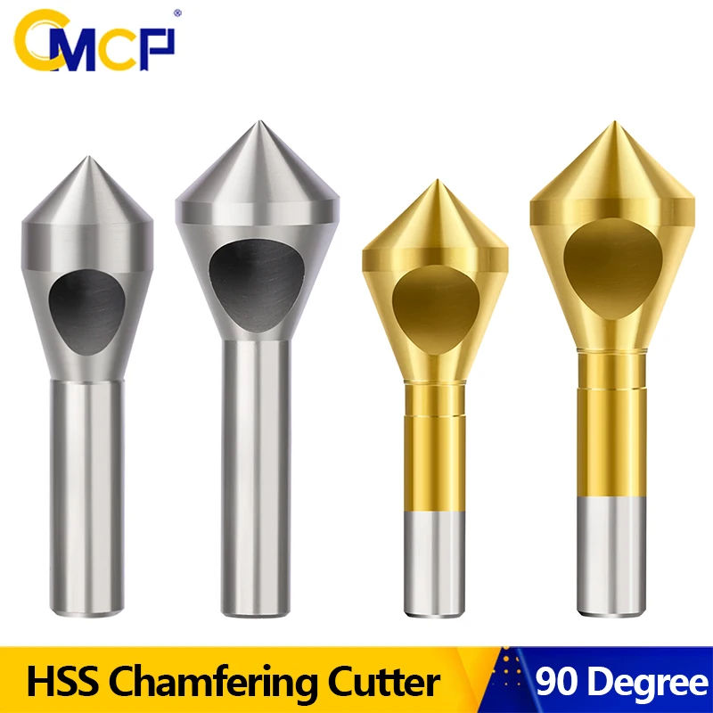 CMCP Countersink Drill Bit Set Deburring Taper Hole Cutter Wood Metal Aluminum Alloy Chamfering Tool 2-5/5-10/10-15/15-20mm