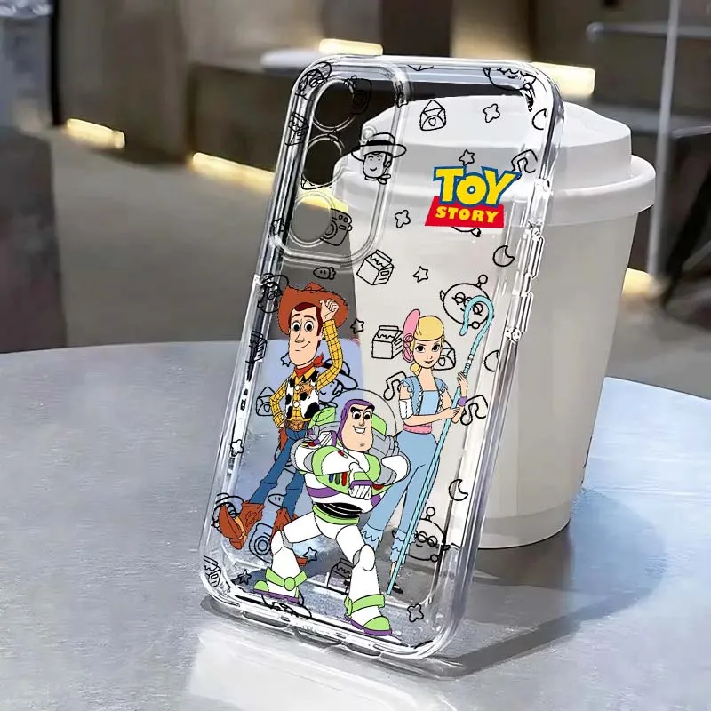 

Disney Toy Story Spotted Dog For Samsung A73 A72 A71 A55 A54 A53 A52 A51 A36 A25 A15 A14 A05s 5G Transparent Phone Case