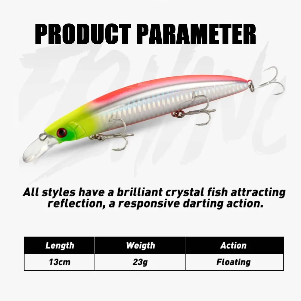 13 سنتيمتر 23 جرام Jerkbait العائمة أسماك الصيد إغراء Ima جيودو 130MD المتذبذب ل القاروص الأصفر بونيتو KingFish Leerfish Amberjack