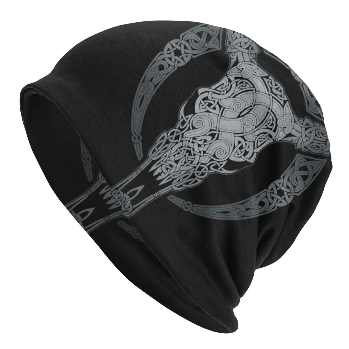 

JOTUNHEIMR Skullies Beanies Hats Viking Goats Autumn Winter Men Women Outdoor Cap Warm Dual-use Bonnet Capting Hats