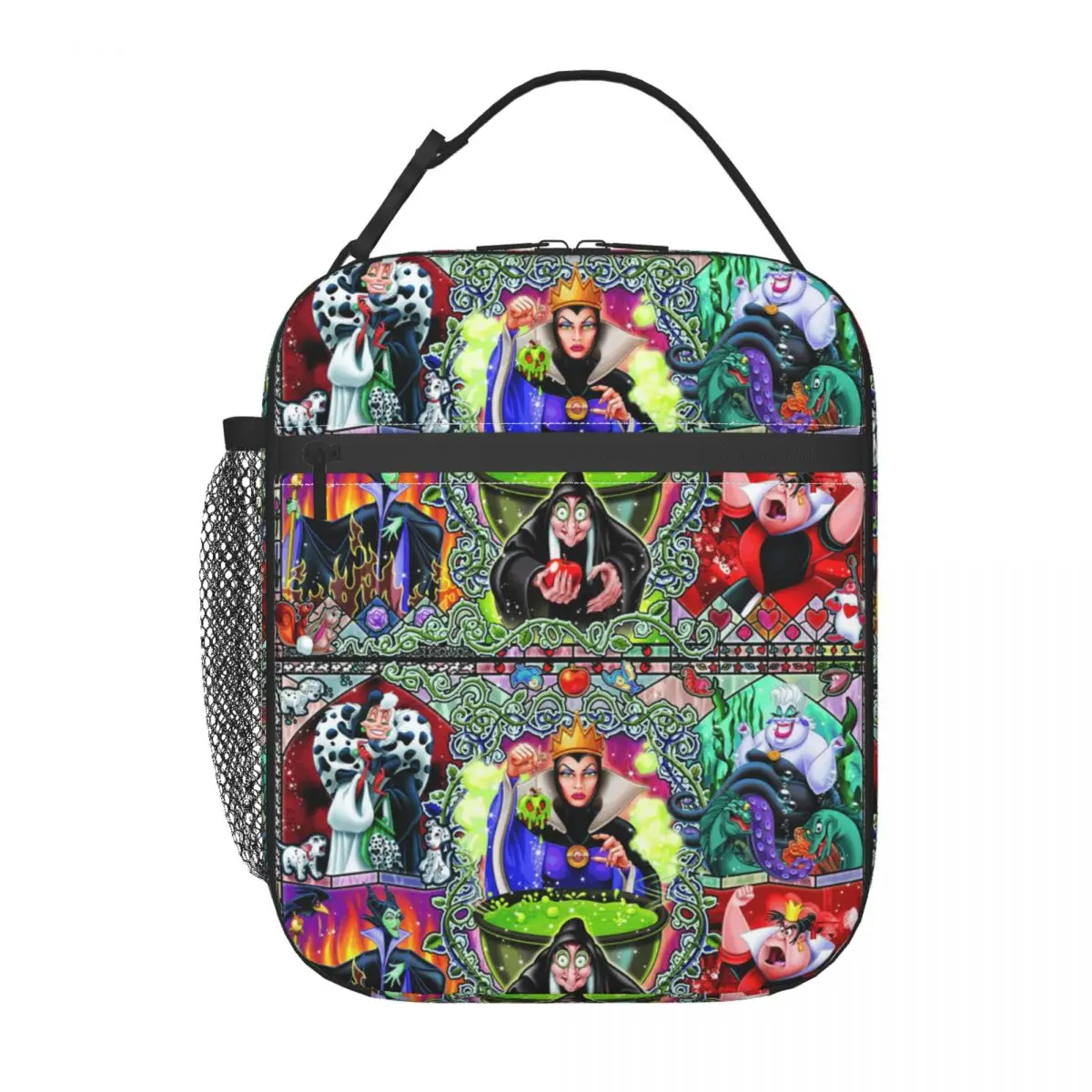 

Custom Villains Evil Tour Graphic Portable Lunch Box for Women Thermal Cooler Food Insulated Lunch Bag Kids School Children