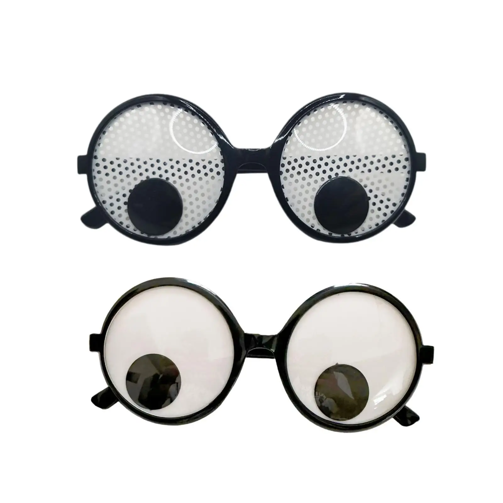 Funny Glasses Rotating Eyeball Eyewear Novelty Decorative Costume Accessories Amusing Props for Halloween Party Game