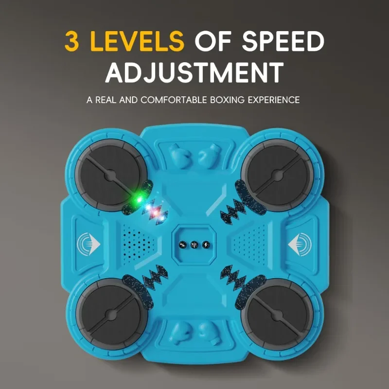 Reaction Training Home Entertainment Toy Electronic Boxing Wall Target Smart Music Punch Pad For Kid Indoor Leisure Activity view 3