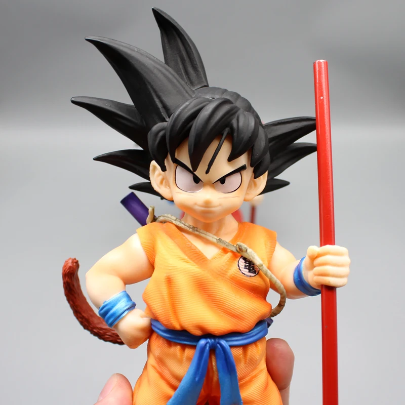 Poupées Dragon Ball Son Goku pour enfants, figurine d'action Anime, jouets de collection de vêtements d'entraînement, 2 couleurs, 19.5cm