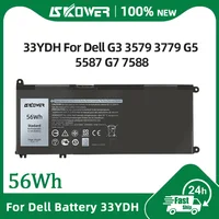 SKOWER 56Wh 33YDH batería para Dell G3 3579 3779 G5 5587 G7 7588 Inspiron 15 7577 17 7778 7786 Latitude 3380 3490 Vostro 15-7580