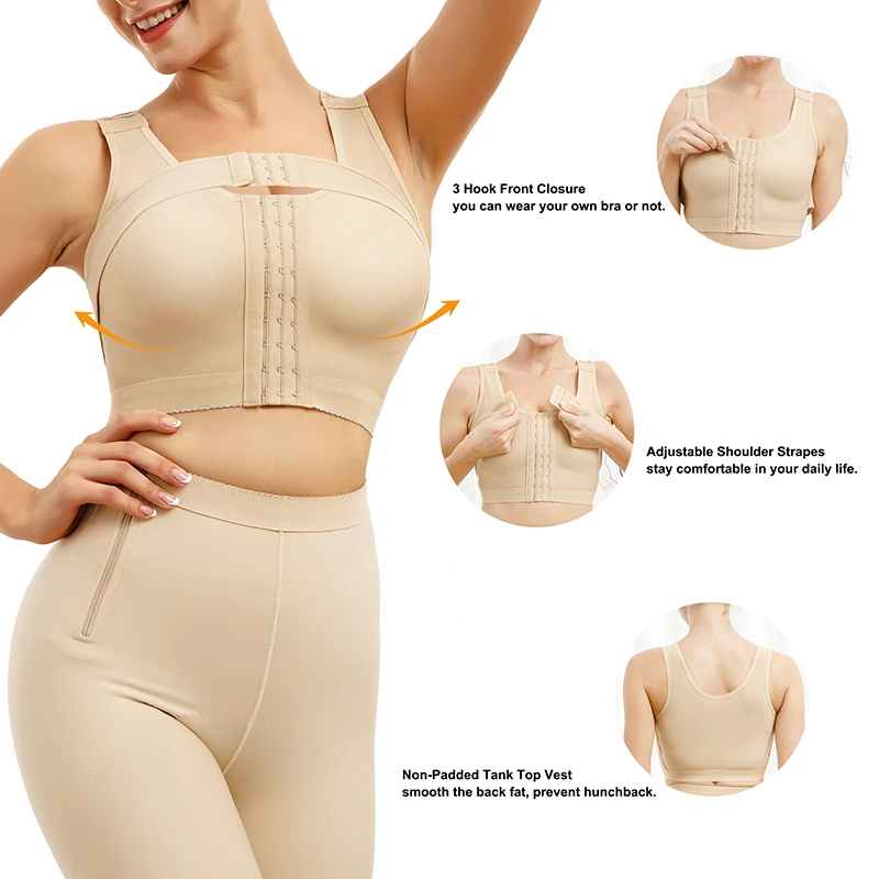 Chest Orthoses Breast Care Gather Adjustable Underwear Bra Top Women Corset Back Cross Correction Female Post Pregnancy Shapers