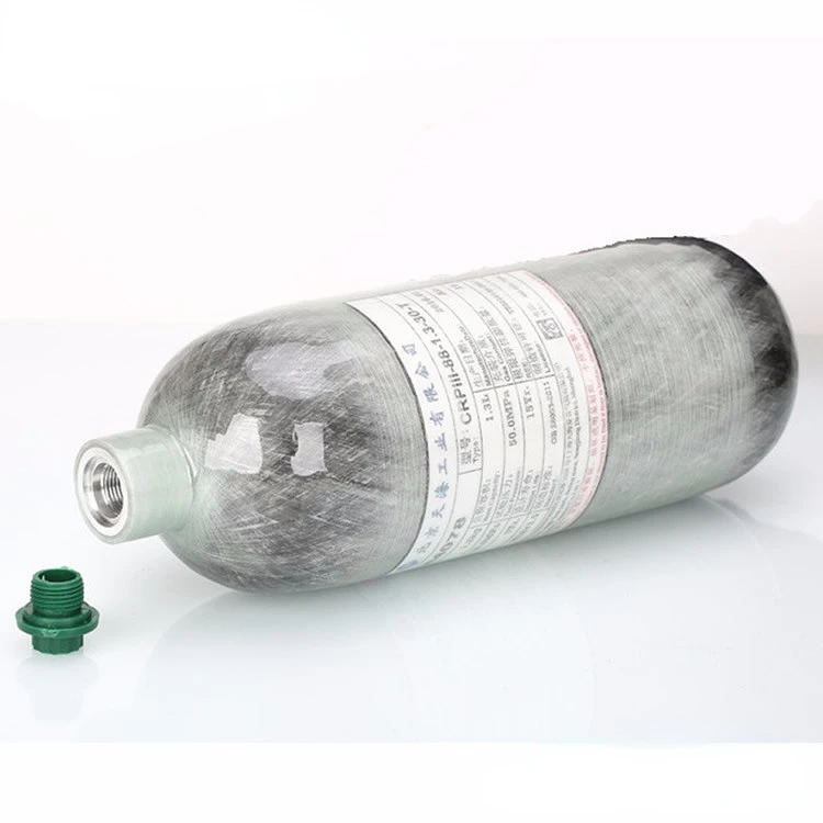 0.22-60L 300 bar carbon fiber air cylinder for diving first aid