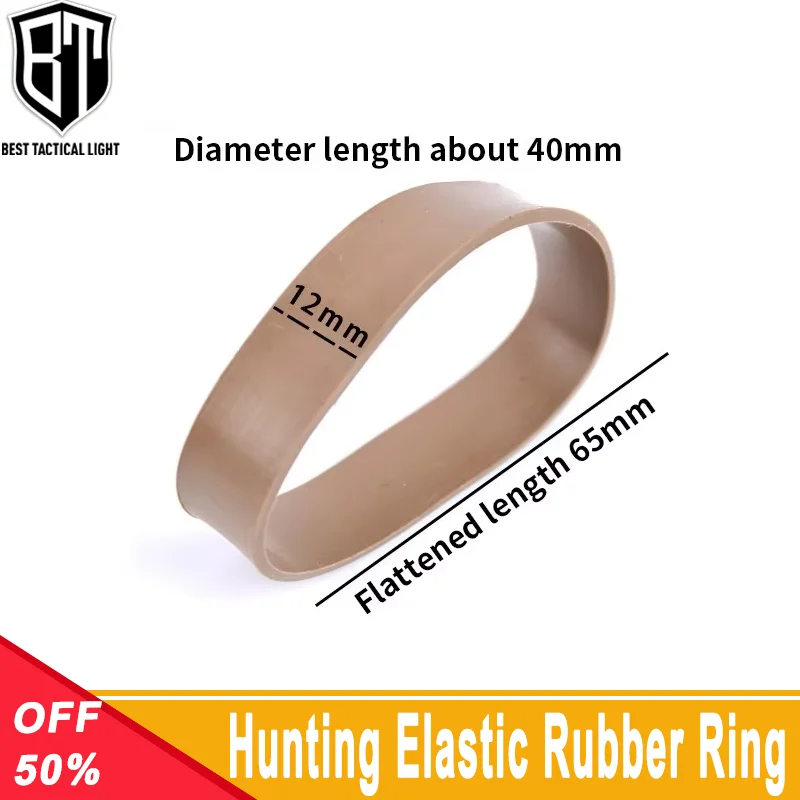 WADSN 4 PCS Hight Strength Elastic Rubber Ring Outdoor Hunting Weapon Airsoft Accessories 1 PCS Strike Tactical Rubber Band