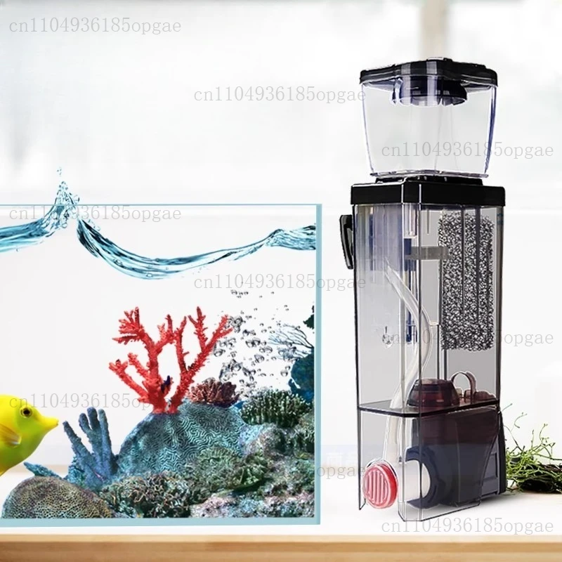Egg Separator, Seawater Filter, Small Fish Tank with Built-in and External Egg White Separator