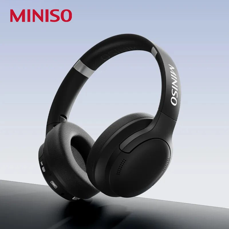 Miniso Mcd 01S Draadloze Bluetooth 5.3 Koptelefoon Outdoor Reizen Draagbare Opvouwbare Headset Hifi Geluid Lange Uithoudingsvermogen Oortelefoon