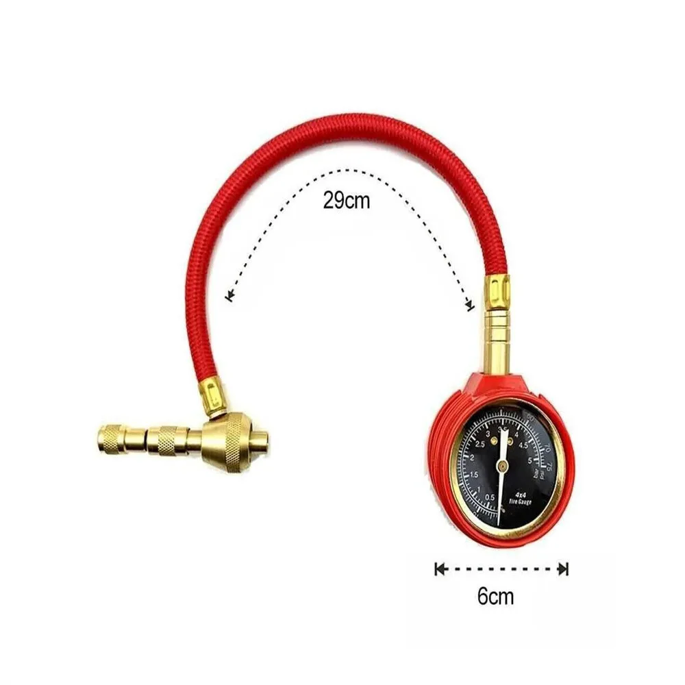 Pointer Tire Pressure Gauge Air Deflators With Pressure Gauge 4WD Tyre Deflators Off Road Vehicle Modification Accessories