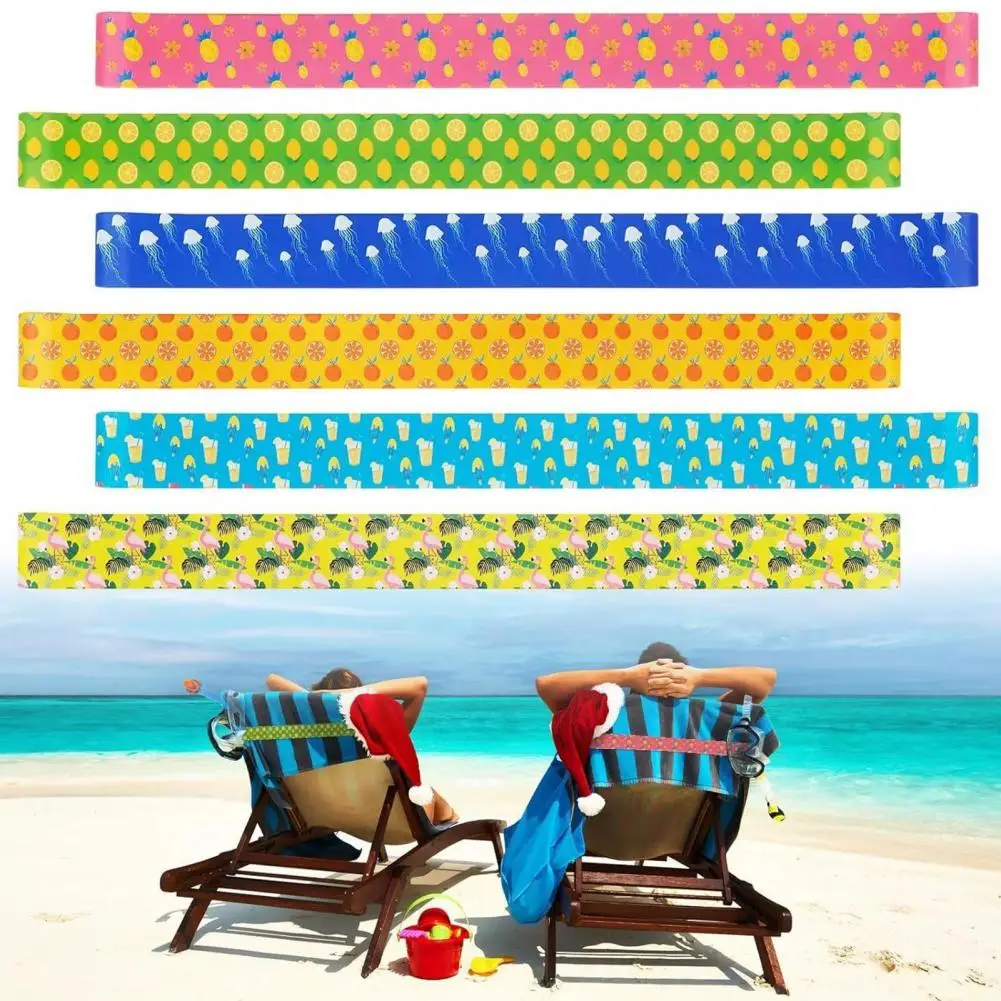 30CM Silicone Towel Band Stretch Vacation Beach Pool Lounge Cruise Chair Towel Elastic Strap Holder Clip Cinturón De Toalla