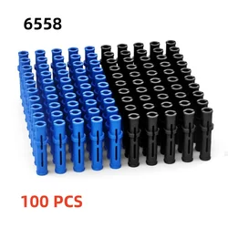 100 Pcs/lot Buildings Blocks 6558 2780 Pin 3L 2L with Friction Ridges Lengthwise Brick Collections Modular GBC Toy For MOC Set