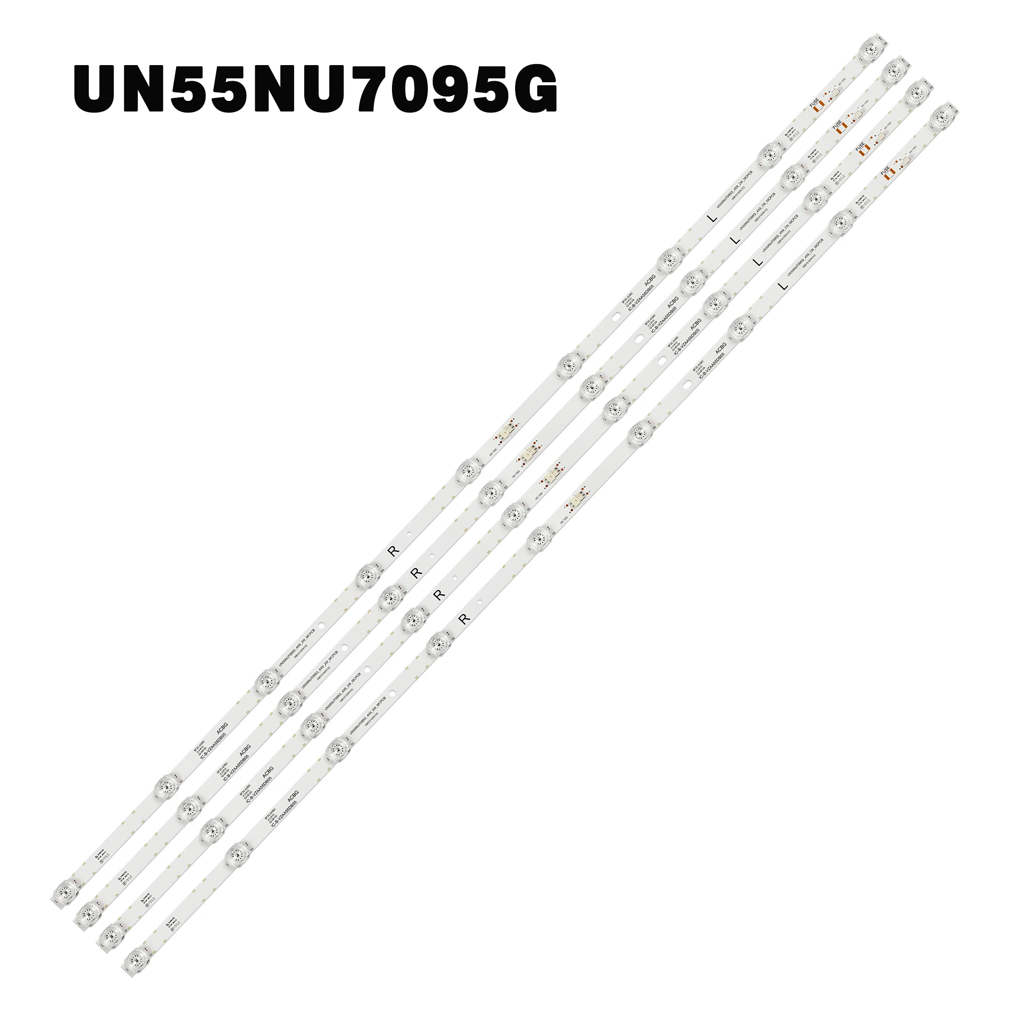 New LED strips for UN55NU7095G UN55NU7095G_4X9_2W_MCPCB 14MM_V0 E47 un55tu7090g UE55TU7002U HG55AJ630UJJXZ CRH-BP55303004097CT