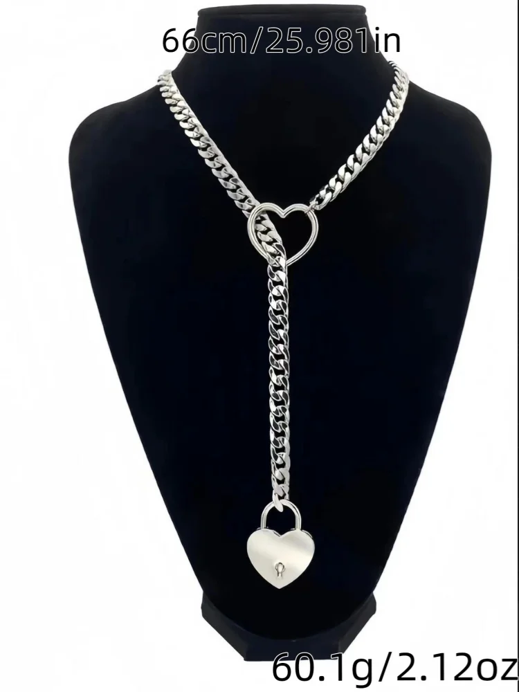 1 قطعة بسيطة الحب القلب جوفاء خارج شخصية الاسلوب المناسب سبيكة فضية اللون قلادة قلادة للرجال والنساء #2