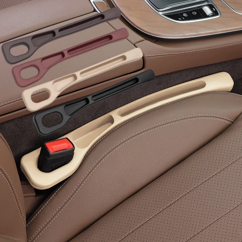 1 Pair Car Seat Gap Filler Leak Proof Crevice Storage Organizer Universal Fit Between Seats Console Auto Interior Accessories