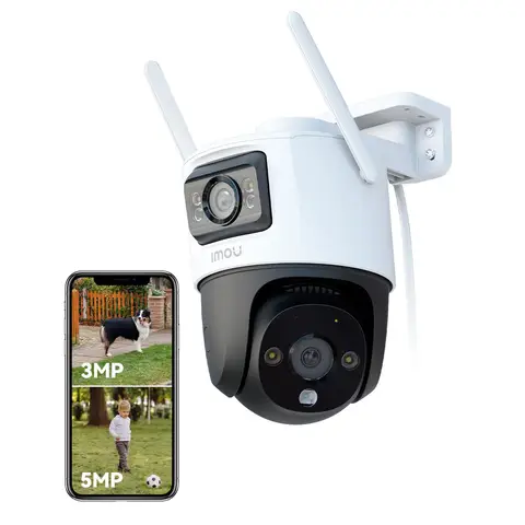Imou 4K 8MP Outdoor Dual Lens Camera Version IP66 Security Protection Vehicle Detection Surveillance Camera PTZ WiFi IP Camera