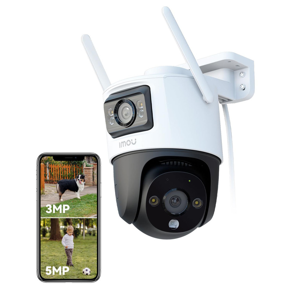 Imou 4K 8MP Outdoor Dual Lens Camera Version IP66 Security Protection Vehicle Detection Surveillance Camera PTZ WiFi IP Camera