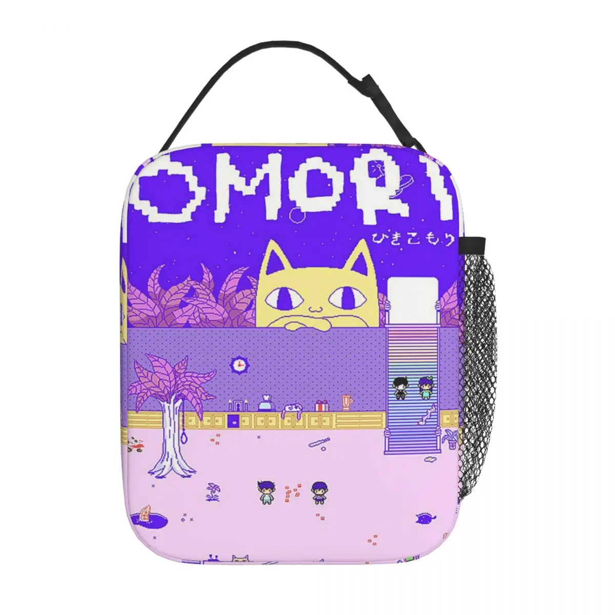 Omori Game Insulated Lunch Bag for Women Kids Portable Food Boxes Thermal Lunch Box Tote