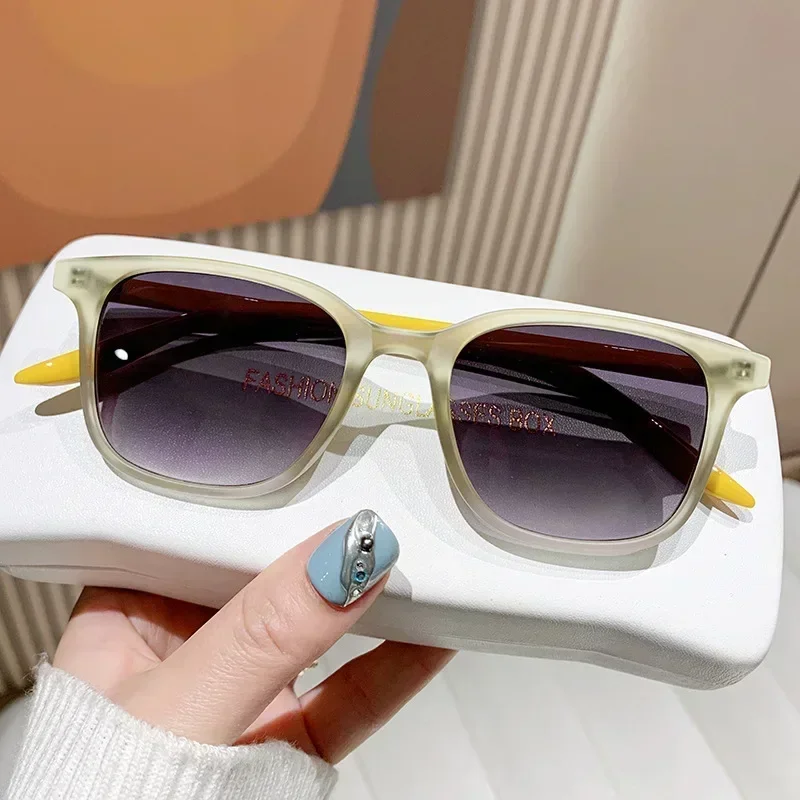 Unisex Trendy New Sunglasses Women's Retro Vintage Ultralight Myopia Glasses Outdoor UV Protection Eyeglasses with Prescription