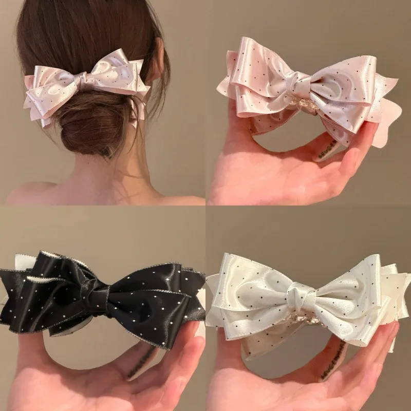 Elegant Satin Polka…