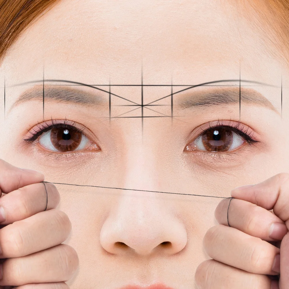 

2Pcs Eyebrow Ruler Convenient Eyebrow Mapping Tool for Shaping and Symmetry Correction Daily Makeup Essential
