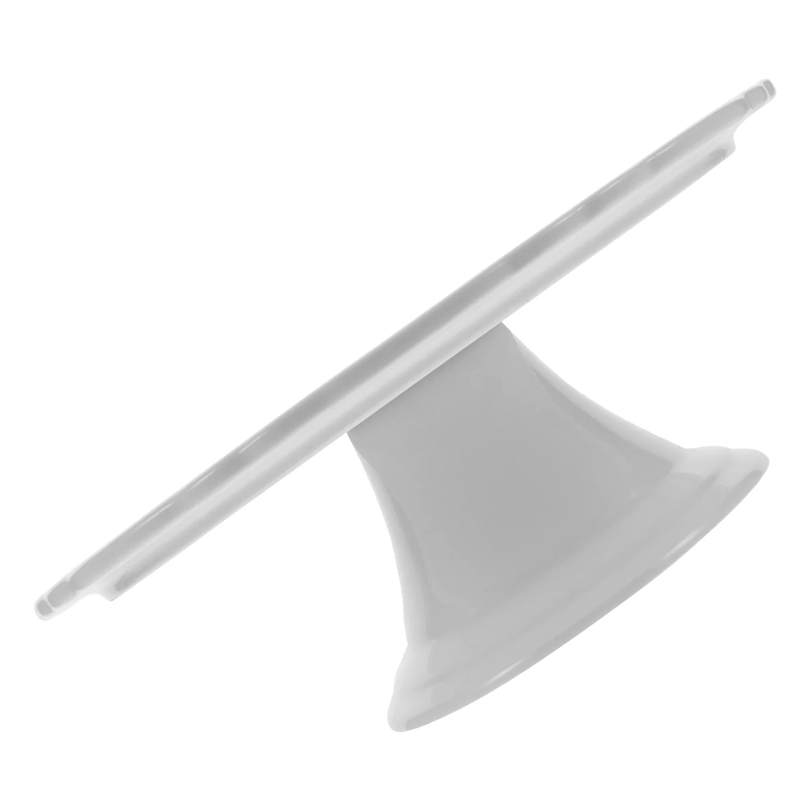 

Embossed Ceramic Dessert Stand Decorative Cake Plate Footed Tray for Home Party Wedding Cupcake Display Round Elegant Cake Stand