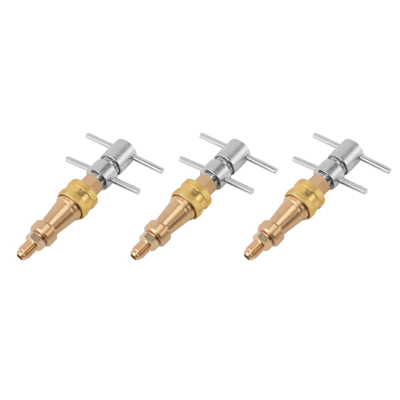 

3X Tools High Pressure Washer 1/4 Inch FNPT Refrigerator Quick Coupling Brass Washer Quick Connect Plug